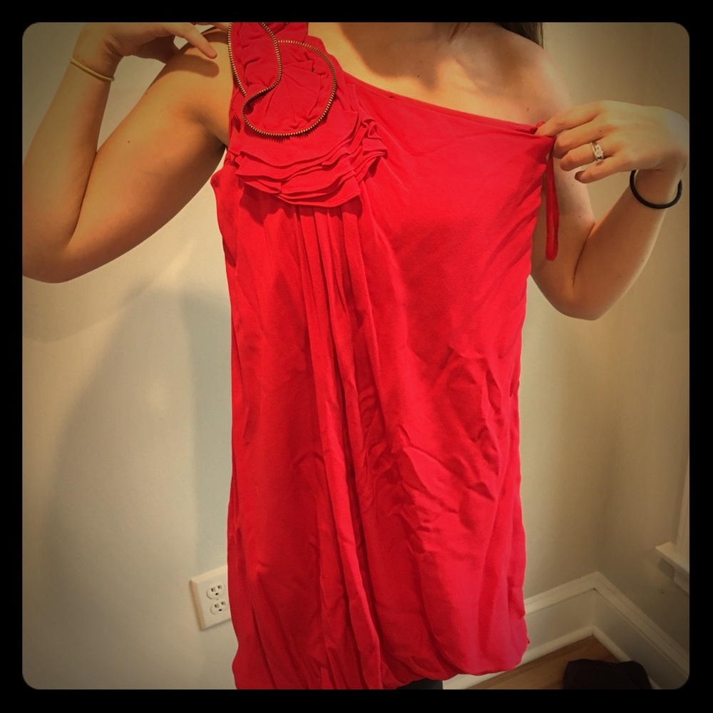 One shoulder BCBG dress